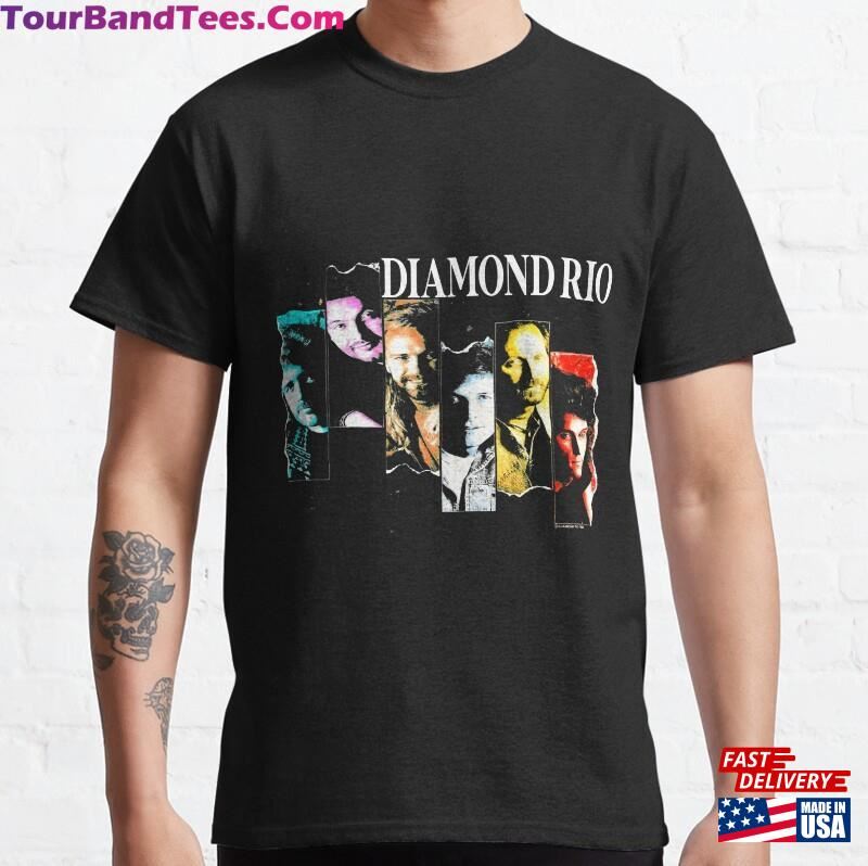 Discover Cool Vintage 90S Diamond Rio Tour Classic T-Shirt Hoodie 29Uf166204 – Utopia Fashion