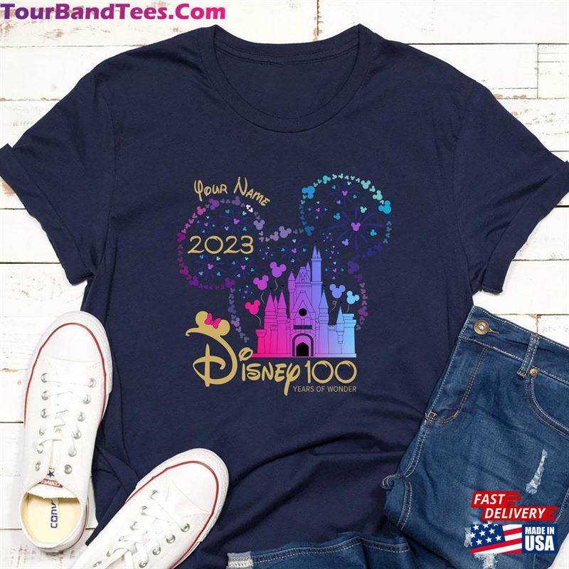 Disney 100Th Anniversary Years Of Wonder Shirt Magic Kingdom Hoodie Classic 29Uf182515 – Utopia Fashion