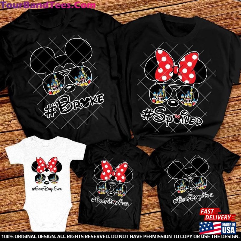 Disney Broke And Spoiled Family Shirts World Disneyland Shirt T-Shirt Hoodie 29Uf167129 – Utopia Fashion