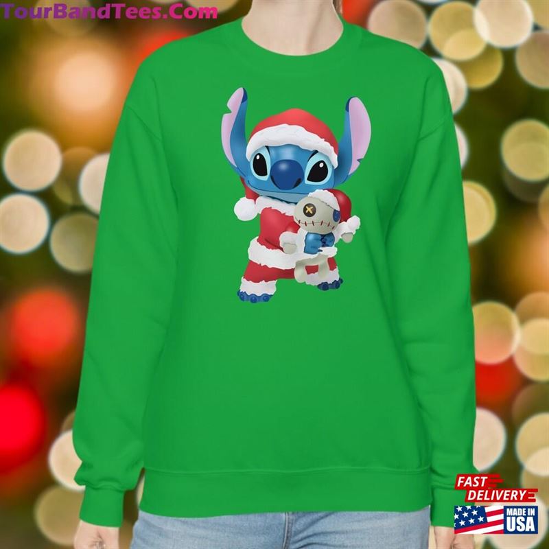 Disney Christmas Sweatshirt Stitch Shirt Santa Classic T-Shirt 29Uf187006 – Utopia Fashion