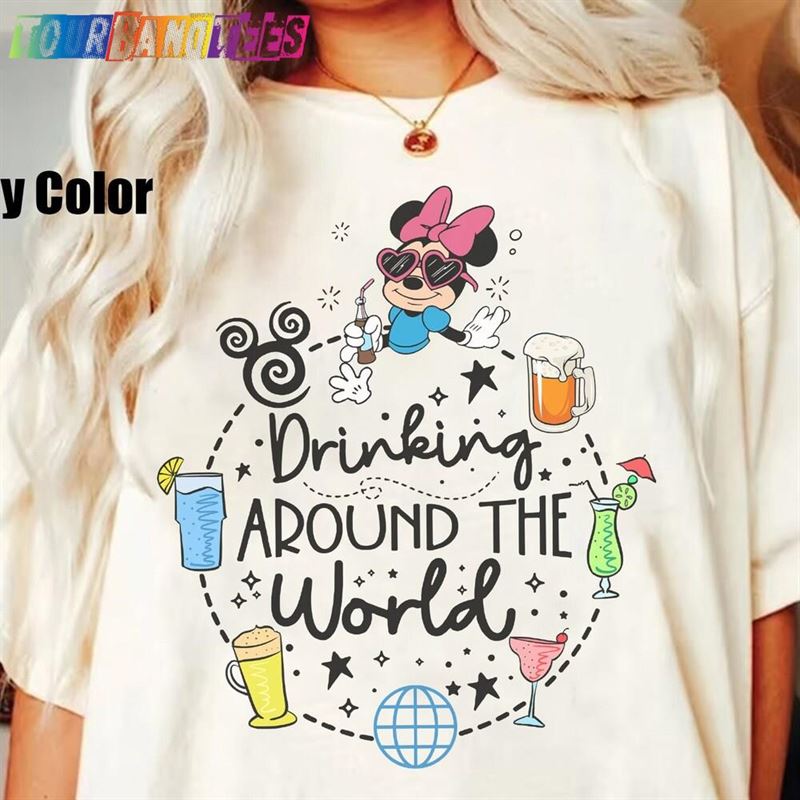 Disney Drinking Around The World Shirt Epcot Food And Wine Team Sweatshirt Classic 29Uf176098 – Utopia Fashion