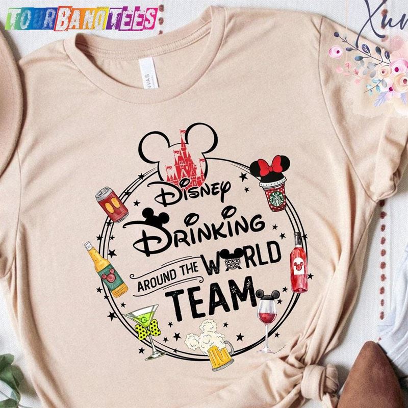 Disney Epcot Shirt Drinking Around The World Hoodie T-Shirt 29Uf175105 – Utopia Fashion