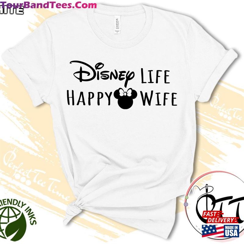 Disney Life Happy Wife Shirt Mom Womens Hoodie Unisex 29Uf172075 – Utopia Fashion