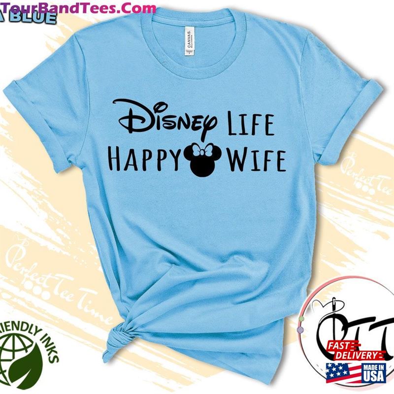 Disney Life Happy Wife Shirt Mom Womens Hoodie Unisex 29Uf172075 – Utopia Fashion