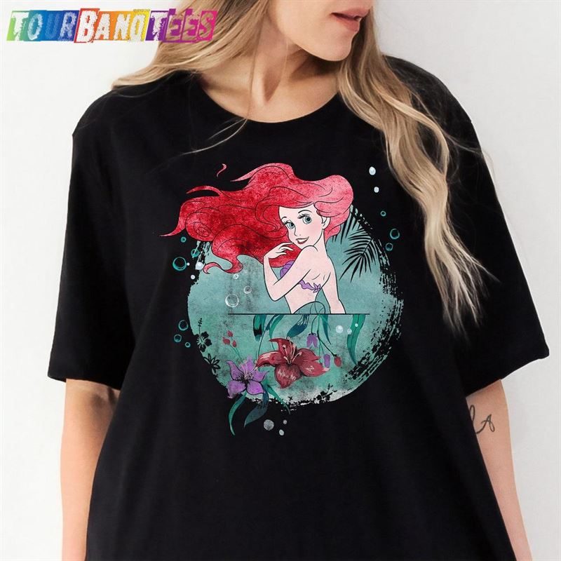 Disney Little Mermaid Ariel Painted Collage Portrait T-Shirt Family Matching Tee Disneyland Trip Gift Unisex Adult Kid Sweatshirt 29Uf175008 – Utopia Fashion