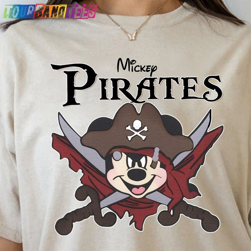 Disney Mickey Pirates Shirt Of Caribbean Cruise Matching T-Shirt Classic 29Uf175051 – Utopia Fashion