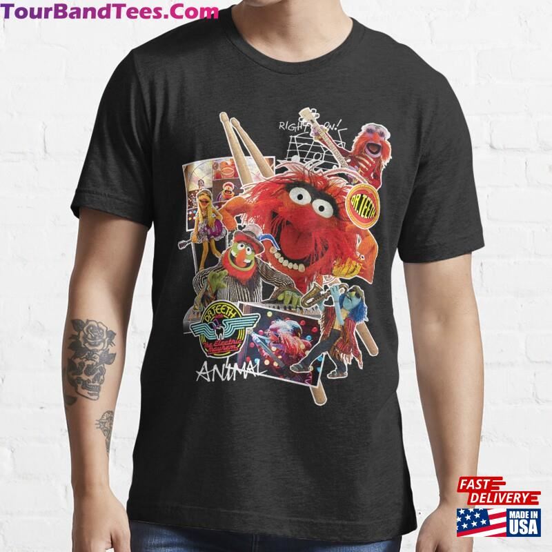 Disney Muppets Animal Dr Teeth And The Electric Mayhem Premium T-Shirt Sweatshirt Classic 29Uf166640 – Utopia Fashion