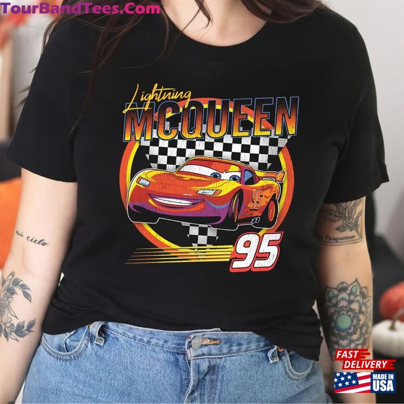 Disney Pixar Cars Lightning Mcqueen Vintage Race T-Shirt Hoodie 29Uf182133 – Utopia Fashion