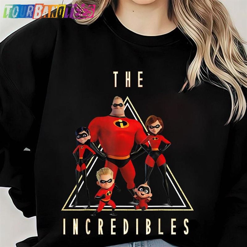 Disney Pixar Incredibles Family T-Shirt Shirt The Incredible Unisex Hoodie 29Uf175183 – Utopia Fashion