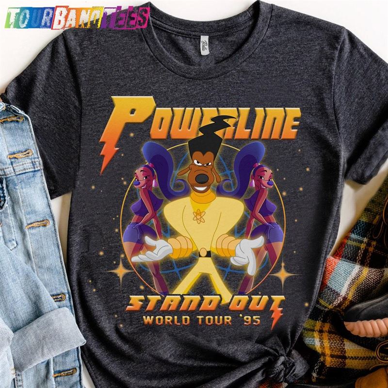 Disney Powerline Stand Out Tour Shirt Vintage Goofy Movie Hoodie Unisex 29Uf176435 – Utopia Fashion