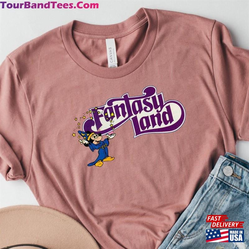 Disney Retro Fantasyland Shirt Vintage Disneyland Trip Unisex T-Shirt 29Uf186564 – Utopia Fashion