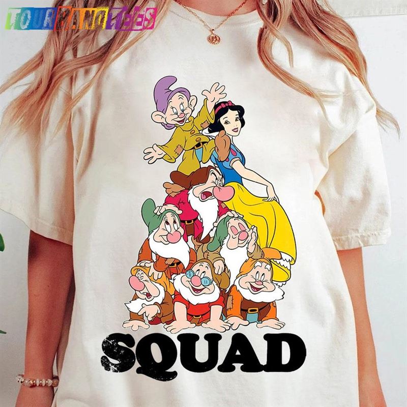 Disney Squad Shirt Seven Dwarfs Shirts Group Classic T-Shirt 29Uf175726 – Utopia Fashion