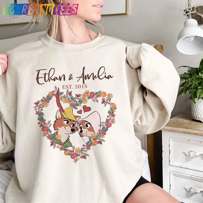 Disneyland Valentine Shirt Robin Hood And Maid Marian Custom Couple Sweatshirt Unisex 29Uf178350 – Utopia Fashion