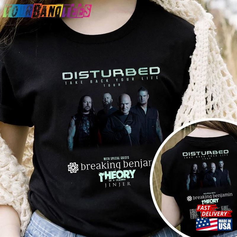 Disturbed North American Tour Shirt Take Back Your Life Dates Both Sides Unisex Hoodie Sweatshirt 29Uf174737 – Utopia Fashion