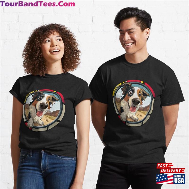 Dog Lover And Australian Shepherd Cartoon Classic T-Shirt Unisex 29Uf167242 – Utopia Fashion