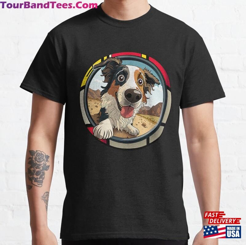 Dog Lover And Australian Shepherd Cartoon Classic T-Shirt Unisex 29Uf167242 – Utopia Fashion