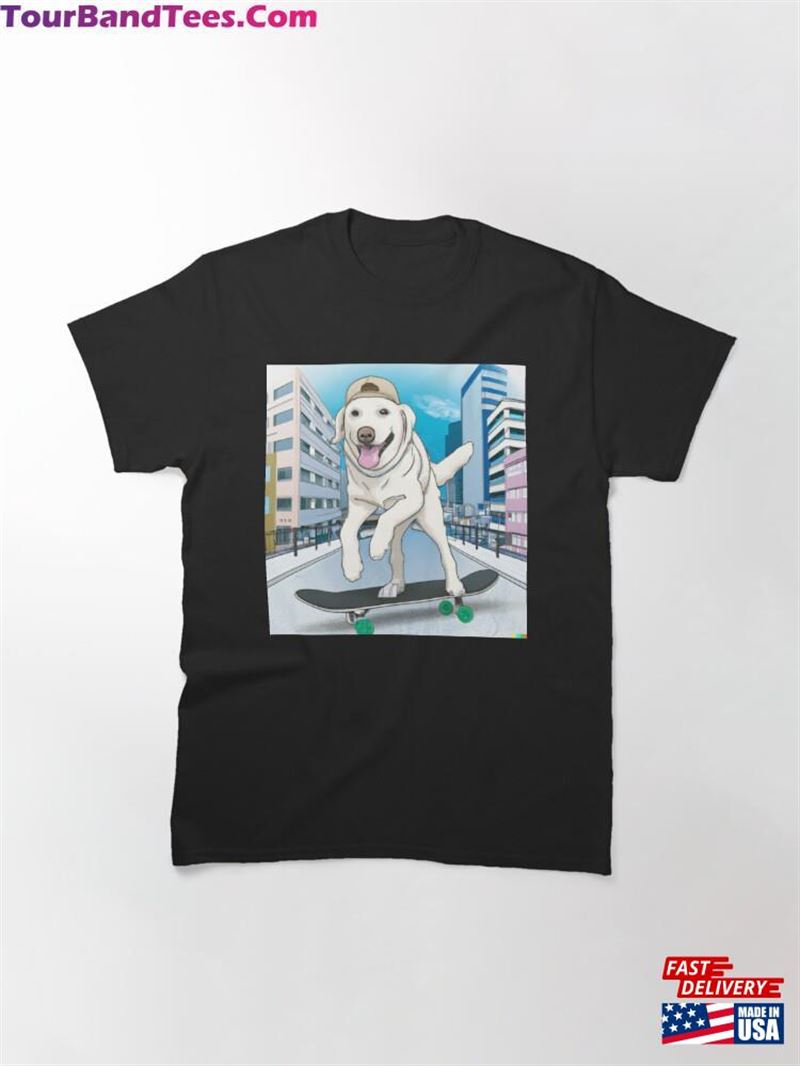 Dog Rides A Skateboard Classic T-Shirt Unisex Hoodie 29Uf177284 – Utopia Fashion