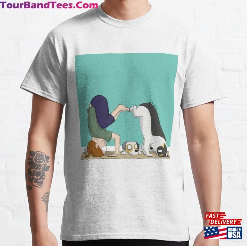 Dog Yoga Cartoon Classic T-Shirt Unisex 29Uf182504 – Utopia Fashion