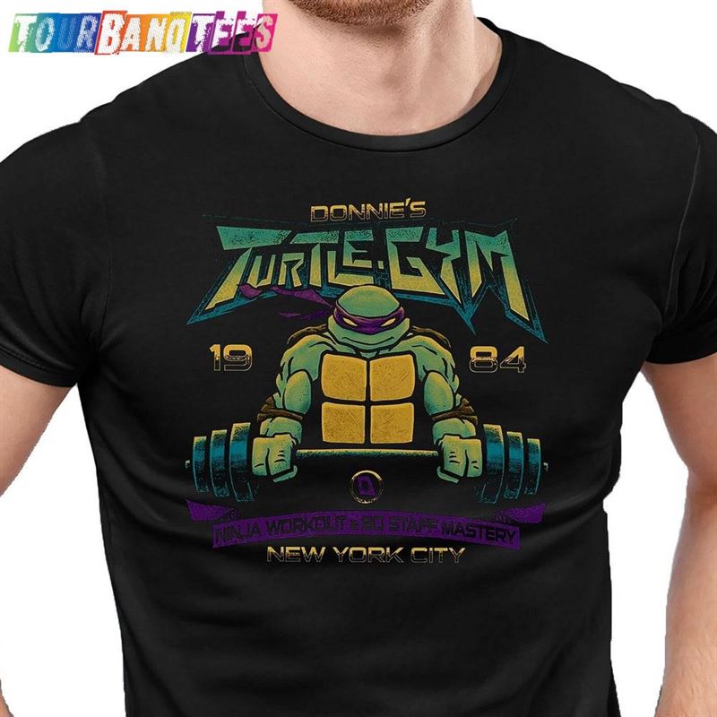 Donatello Turtle Gym T-Shirt Men’S Fitness Tee Shirt Gamers Shirts Geek Training Top Funny Anime Classic 29Uf178987 – Utopia Fashion