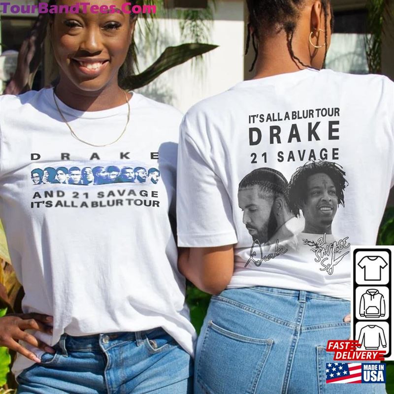 Drake It’S All A Blur Tour Shirt V7 Savage Vintage Sweatshirt Classic T-Shirt 29Uf167611 – Utopia Fashion