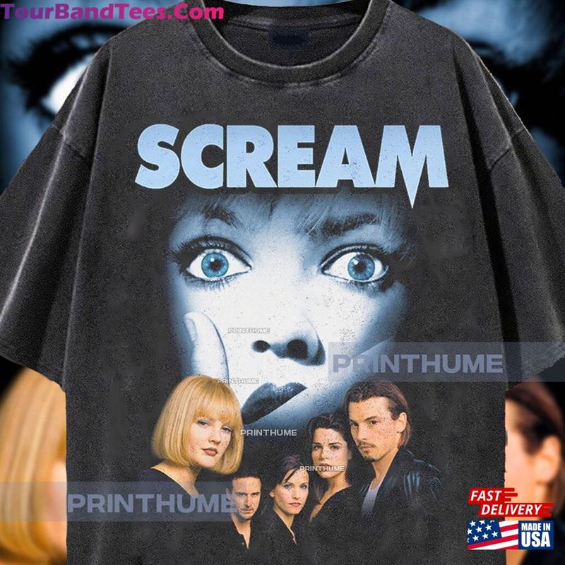 Drew Barrymore Scream Shirt Let’S Watch Scary Movie Unisex Sweatshirt 29Uf167614 – Utopia Fashion