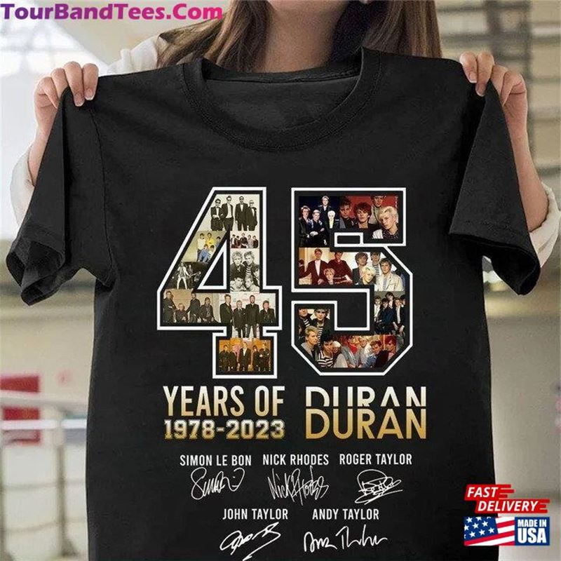 Duran Years Anniversary T-Shirt Band Signature Shirt Tour Unisex 29Uf167197 – Utopia Fashion