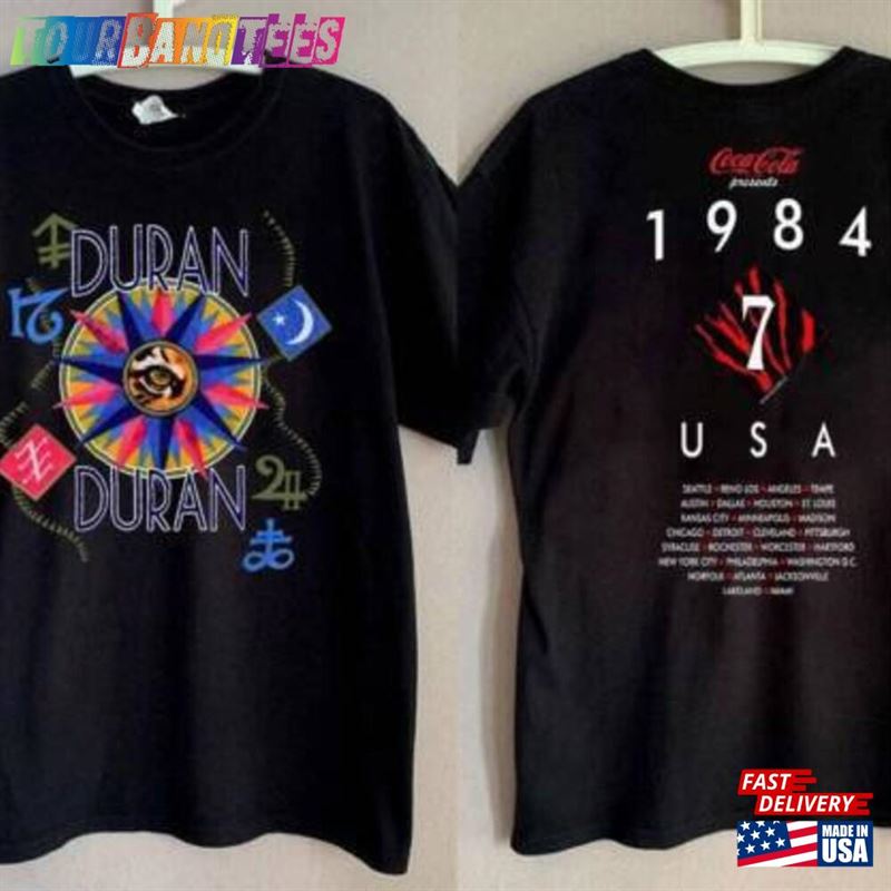 Duran T-Shirt Vintage Concert Tour Music Merch Unisex 29Uf173145 – Utopia Fashion