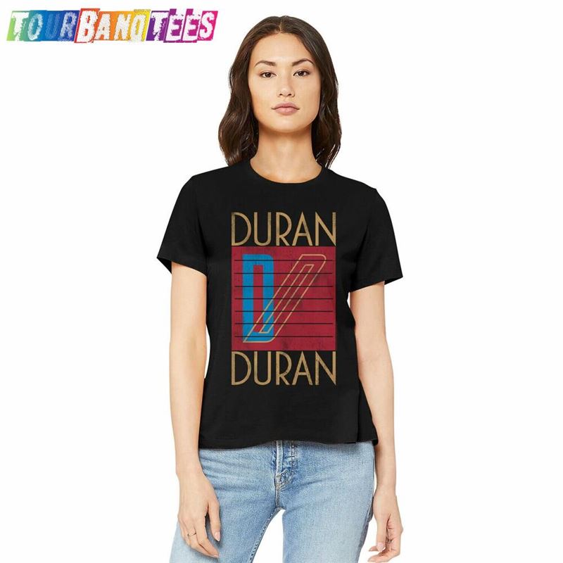 Duran Womens T-Shirt Black Tee Shirt Logo Art 80’S Pop Rock Band Album Concert Tour Merch Gift For Her Artistic Music Fan Classic 29Uf166433 – Utopia Fashion