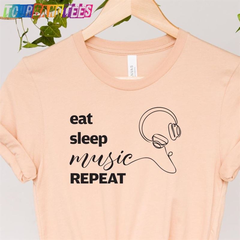 Eat Sleep Music Repeat Shirt Gift For Musician Classic T-Shirt 29Uf180240 – Utopia Fashion