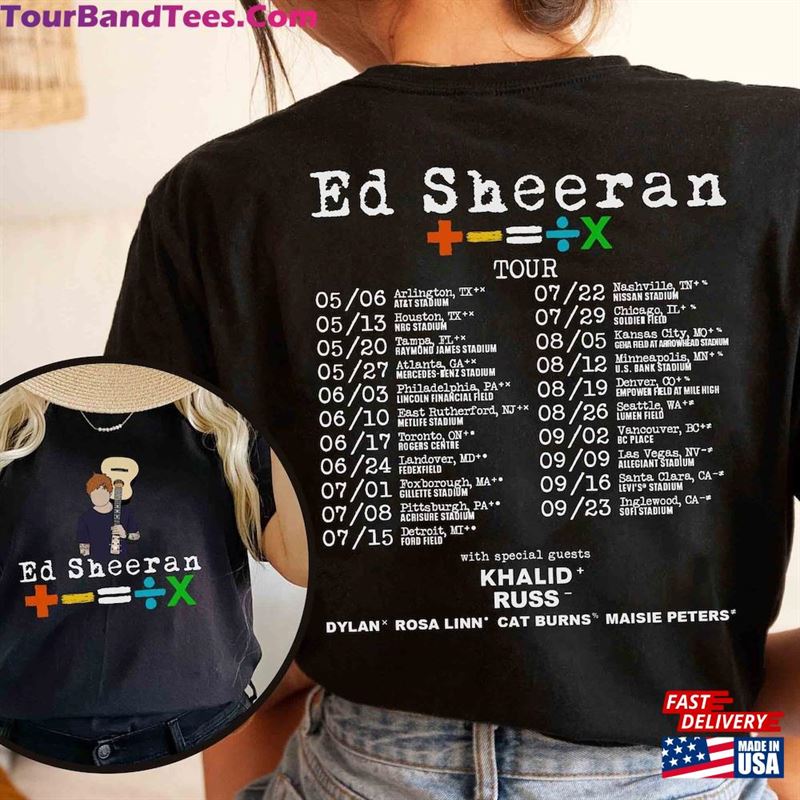 Ed Sheeran Mathematics Shirt Concert Fan Classic T-Shirt 29Uf172536 – Utopia Fashion