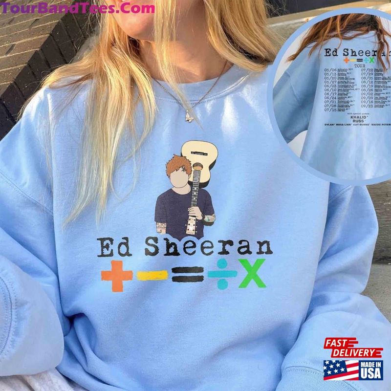 Ed Sheeran Mathematics Shirt Concert Fan Classic T-Shirt 29Uf172536 – Utopia Fashion