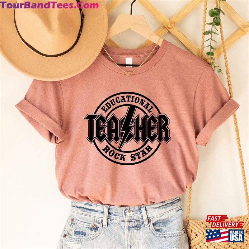 Educational Rock Star Shirt Teacher Shirts For Teachers Hoodie Classic 29Uf168173 – Utopia Fashion