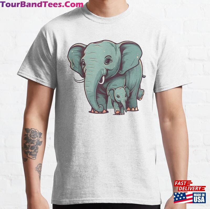 Elephant Family Classic T-Shirt Hoodie Sweatshirt 29Uf187358 – Utopia Fashion