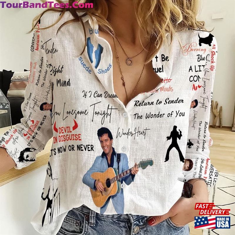 Elvis Presley Shirt Music Women King Of Rock Classic Unisex 29Uf180785 – Utopia Fashion