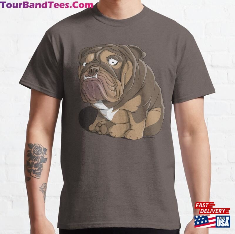 English Bulldog Cartoon Classic T-Shirt 29Uf166131 – Utopia Fashion