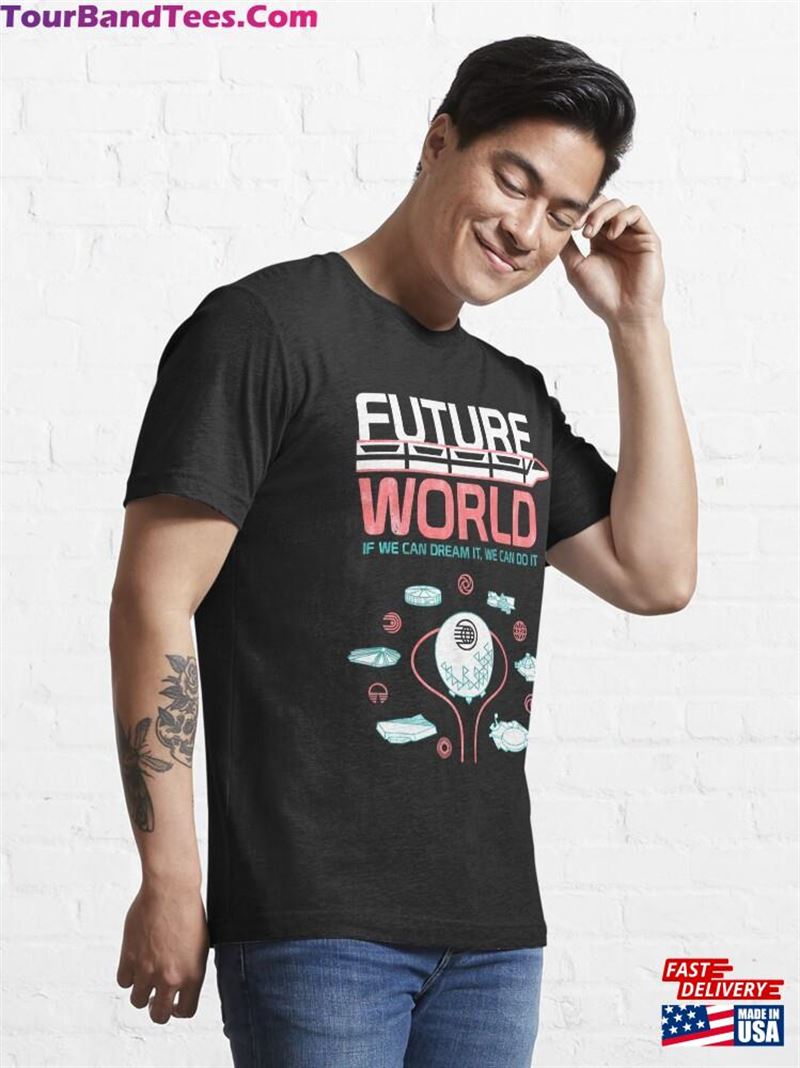 Epcot Center Future World Map Essential T Shirt T-Shirt Unisex 29Uf167416 – Utopia Fashion