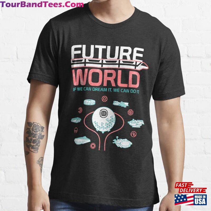 Epcot Center Future World Map Essential T Shirt T-Shirt Unisex 29Uf167416 – Utopia Fashion