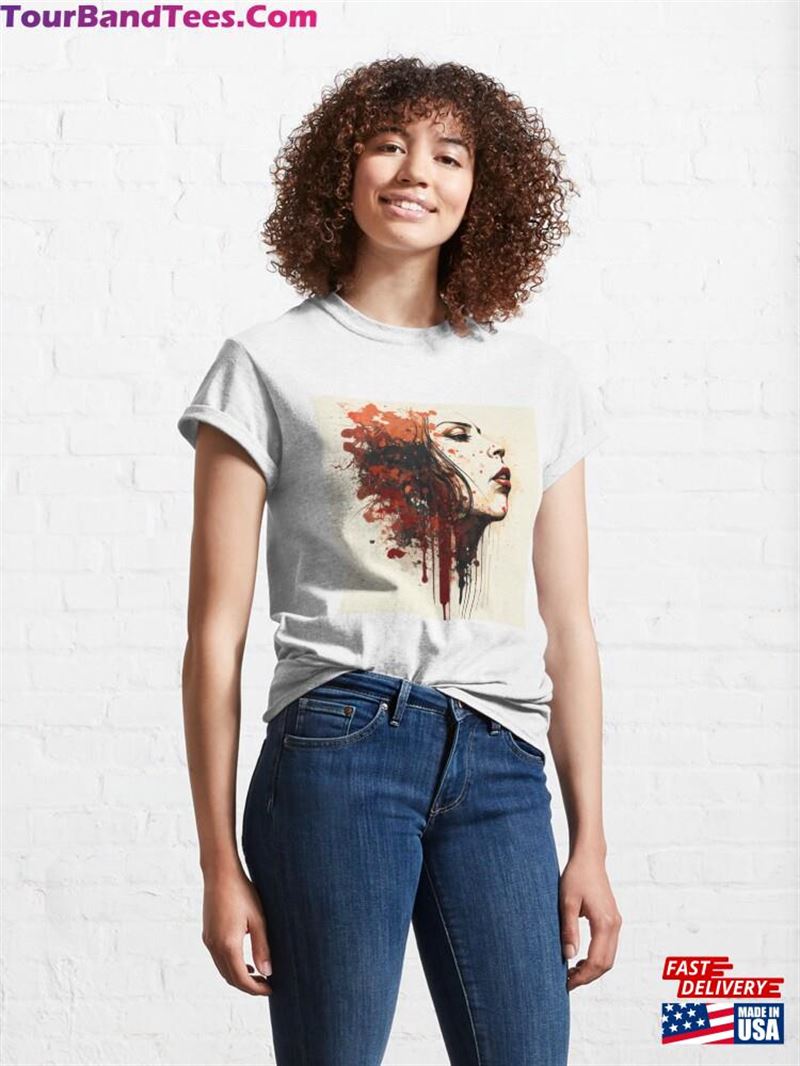 Face Of Art Classic T-Shirt Unisex 29Uf186511 – Utopia Fashion