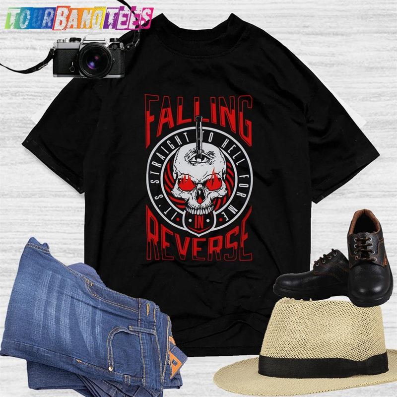 Falling In Reverse Straight To Hell T-Shirt Shirt Fan Gift Band Sweatshirt Hoodie 29Uf179373 – Utopia Fashion