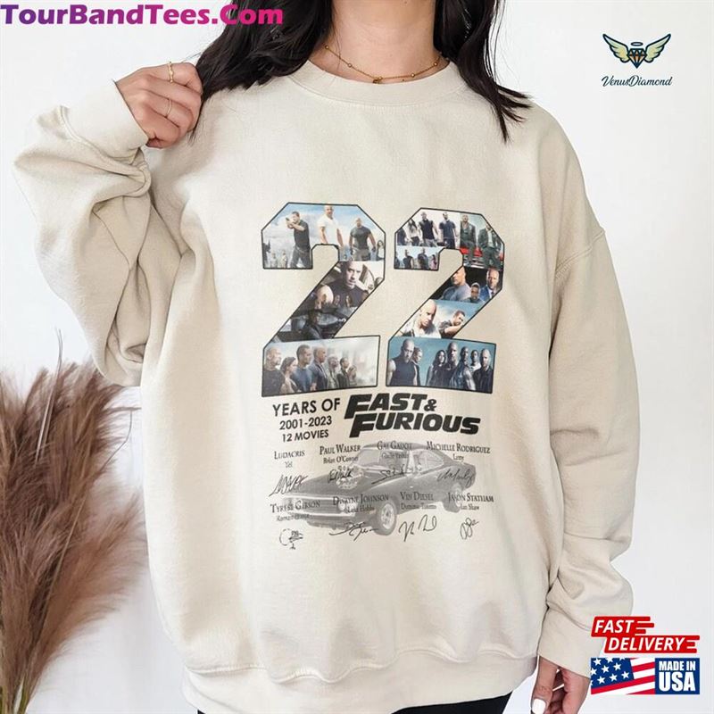 Fast And Furious Movie Anniversary Shirt X Hoodie Classic 29Uf166437 – Utopia Fashion