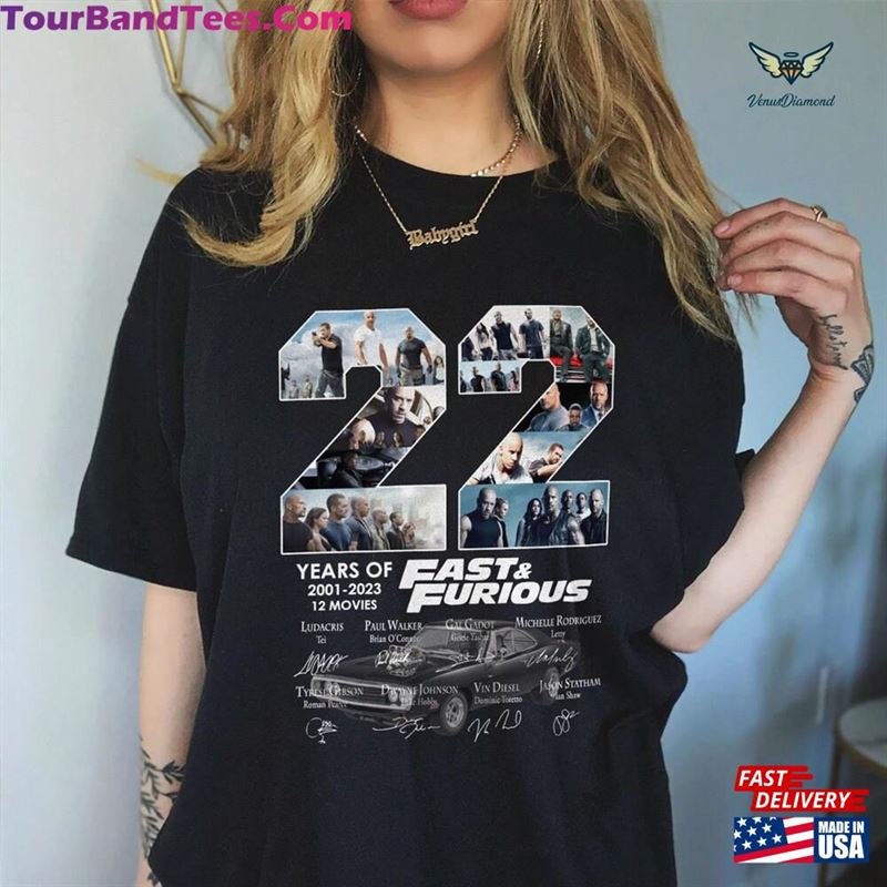 Fast And Furious Movie Anniversary Shirt X Hoodie Classic 29Uf166437 – Utopia Fashion