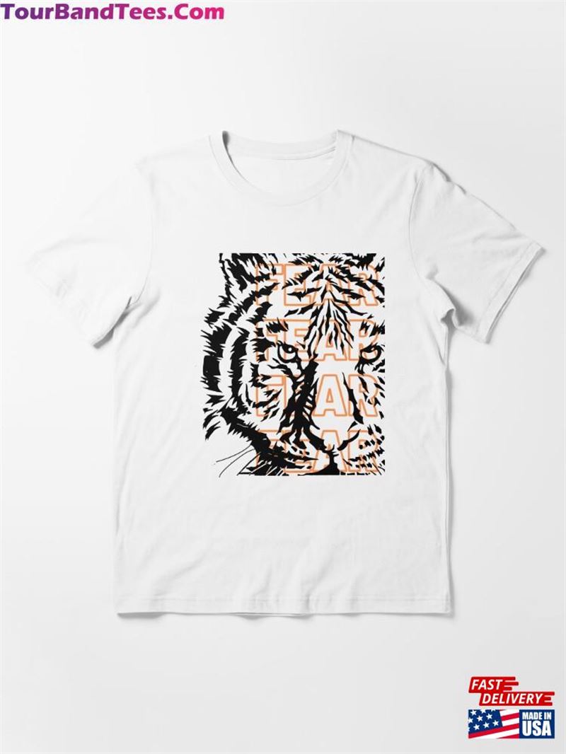 Fear The Tiger Essential T-Shirt Classic 29Uf182821 – Utopia Fashion