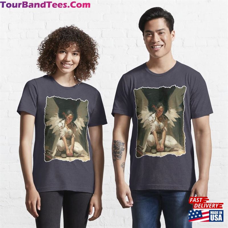 Fierce Female Angel Essential T-Shirt Unisex 29Uf182738 – Utopia Fashion