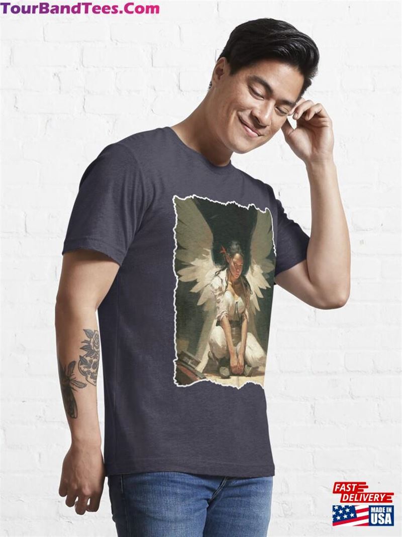 Fierce Female Angel Essential T-Shirt Unisex 29Uf182738 – Utopia Fashion