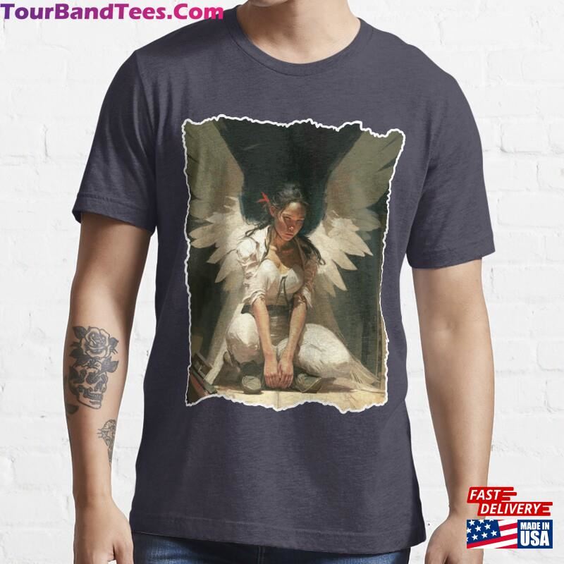 Fierce Female Angel Essential T-Shirt Unisex 29Uf182738 – Utopia Fashion