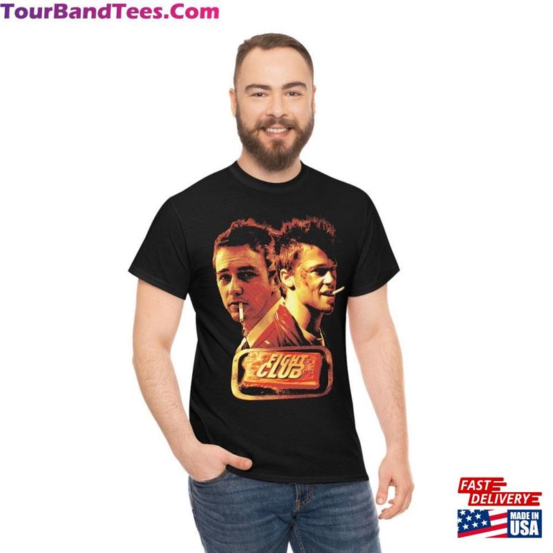 Fight Club Tyler Durden Edward Norton Brad Pitt Graphic Tee Unisex T-Shirt Sweatshirt 29Uf181827 – Utopia Fashion