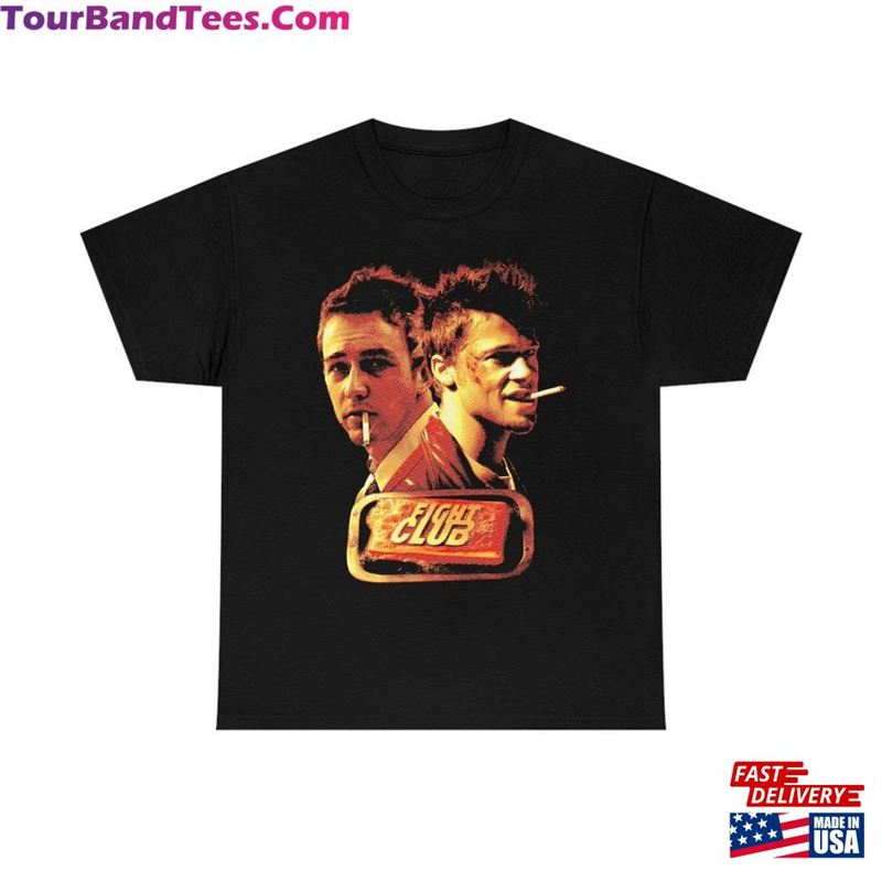 Fight Club Tyler Durden Edward Norton Brad Pitt Graphic Tee Unisex T-Shirt Sweatshirt 29Uf181827 – Utopia Fashion