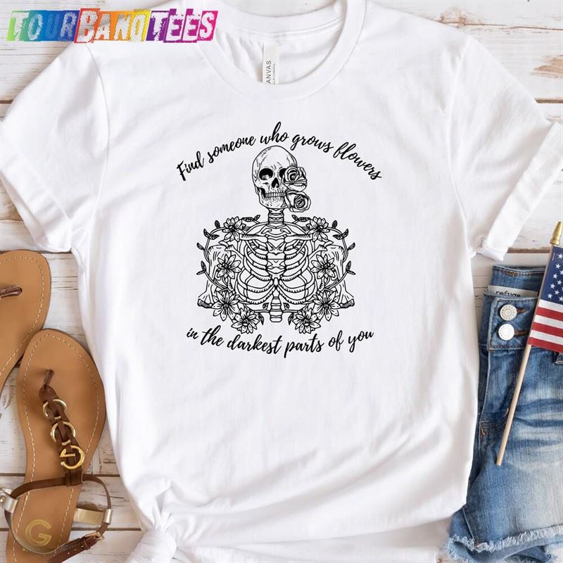 Find Someone Who Grows Flowers In The Darkest Parts Of You Zach Bryan Shirt American Heartbreak Tour T-Shirt Sweatshirt 29Uf177091 – Utopia Fashion