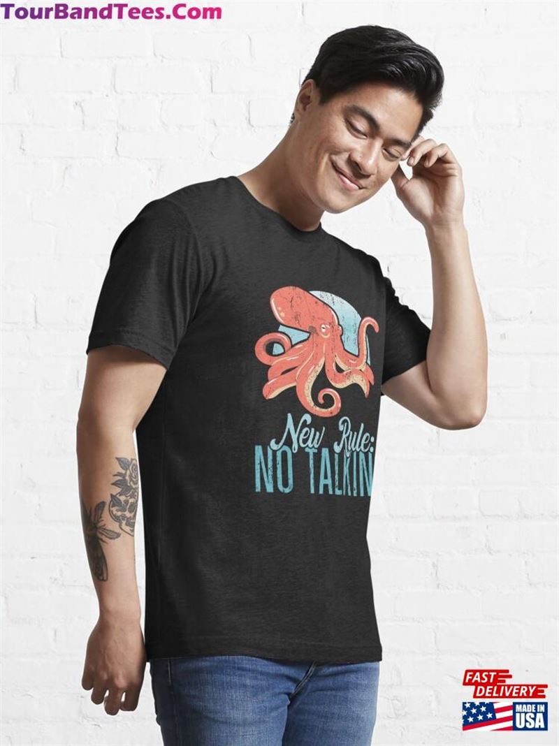 Finding Dory Hank No Talking Graphic Essential T-Shirt Classic 29Uf182095 – Utopia Fashion