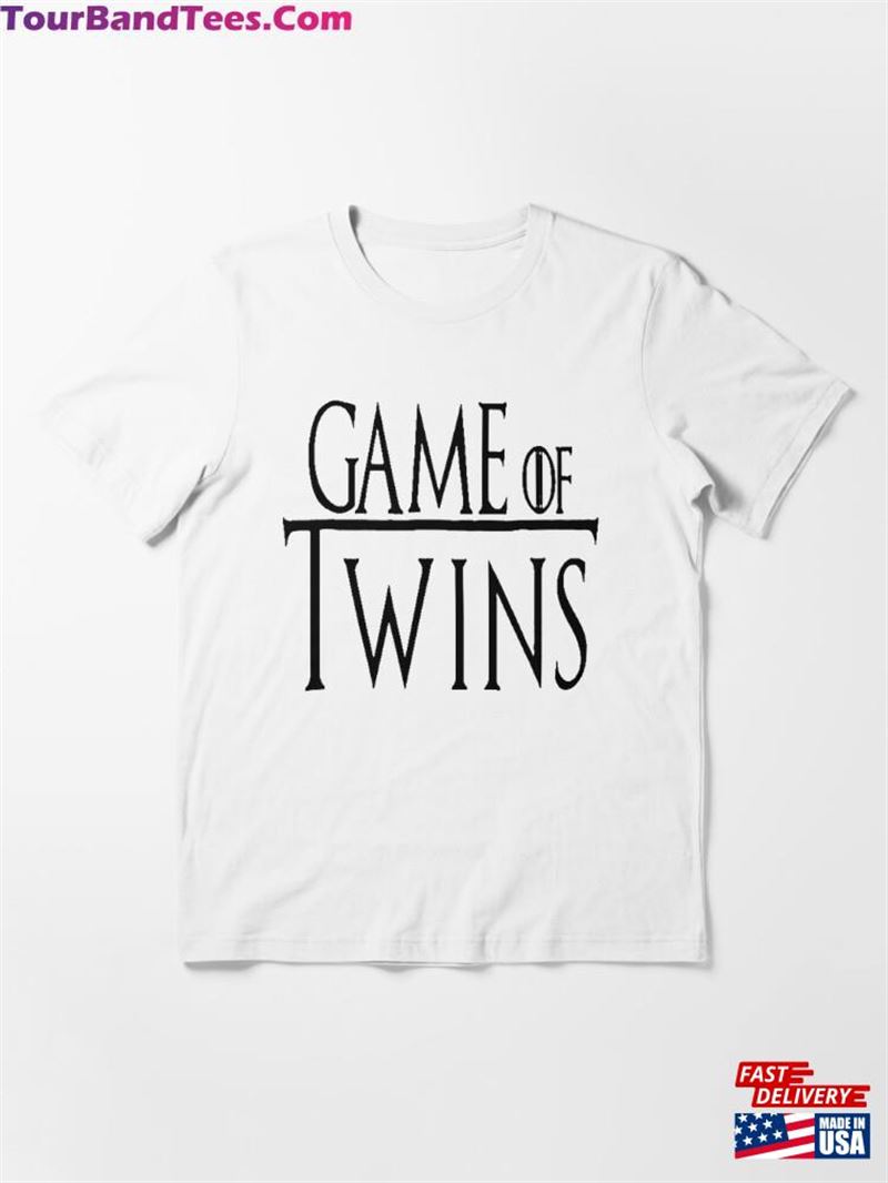 First Or New Dad Game Of Twins Fathers Day Personalized Shirt Trendy Hoodie Sweatshirt Custom Essential T-Shirt Unisex 29Uf167805 – Utopia Fashion